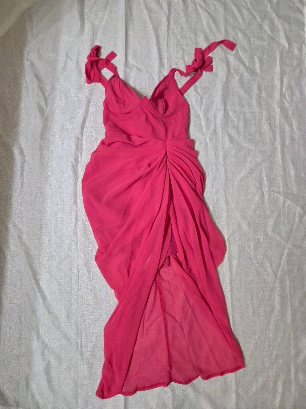 Pink Asymmetrical Dress